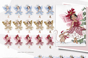 Fairy Christmas-Winter Illustrations, a Seasonal Illustration by Pretty Little Lines (Thumbnail 11 of 16)
