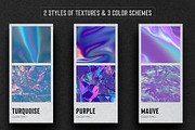 Holographic Backgrounds Collection, a Texture Graphic by MiksKS (Thumbnail 2 of 12)