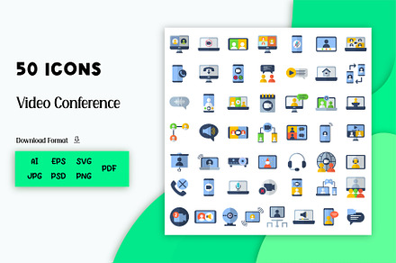 Icon Pack: Video Conference, an Icon by soglamun