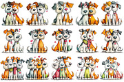 Valentine Dog Best Friend Clipart, an Illustration by OK Design (Thumbnail 3 of 6)