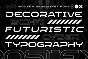 Rostex – Futuristic Techno Display, a Sans Serif Font by roomspace creative lab (Thumbnail 8 of 10)