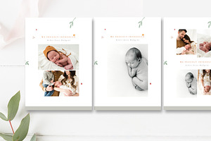 Birth Announcement PSD Template