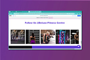 GYM AND FITNESS WIX TEMPLATE, a Templates & Theme by Sipi_Graphics (Thumbnail 2 of 3)