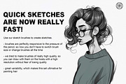 Hair Brushes Procreate, a Brush Add-On by Easy Procreate (Thumbnail 4 of 10)