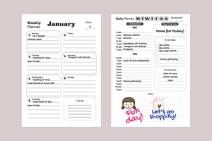 Planner / Journal Templates