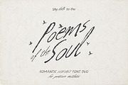 Poems of the Soul - Romantic Font, a Handwritten Font by AndrewPixelType (Thumbnail 1 of 13)