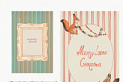 Vintage Christmas Illustrations, a Decorative Illustration by whiteheartdesign (Thumbnail 16 of 22)