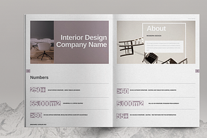 Interior Design Catalog Brochure