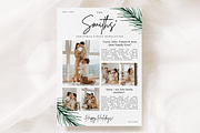 Christmas Newsletter Canva Template, a Stationery Template by SarenkaDesignShop (Thumbnail 1 of 5)