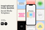 Instagram Quotes Template | Canva, a Social Media Template by Bonumo (Thumbnail 1 of 10)
