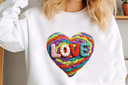 Faux Yarn Valentine Heart Png Love, an Illustration by designcity5 (Thumbnail 5 of 8)