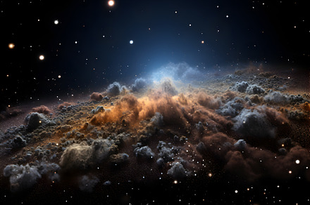 Galaxy from cosmic dust and stars., a Nature Photo by Rov.7