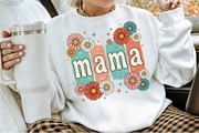 Boho Floral Mama Mother's Day PNG, an Illustration by Sublimation Artist (Thumbnail 2 of 9)