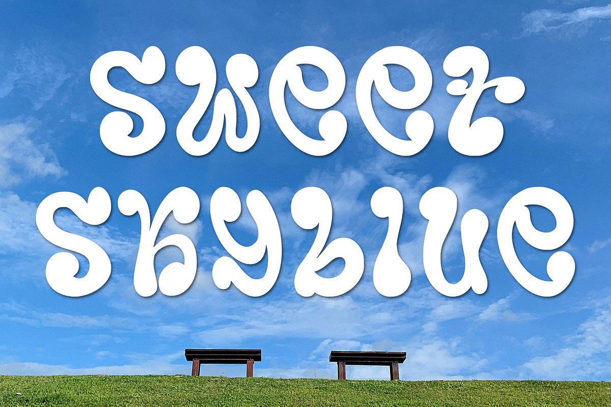 Pilliarl Fun Slime Display Font, a Handwritten Font by Maulana Creative (Photo 7 of 7)