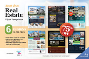 Real Estate Template Bundle-75% OFF, a Flyer Template by kinzi21 (Thumbnail 1 of 7)