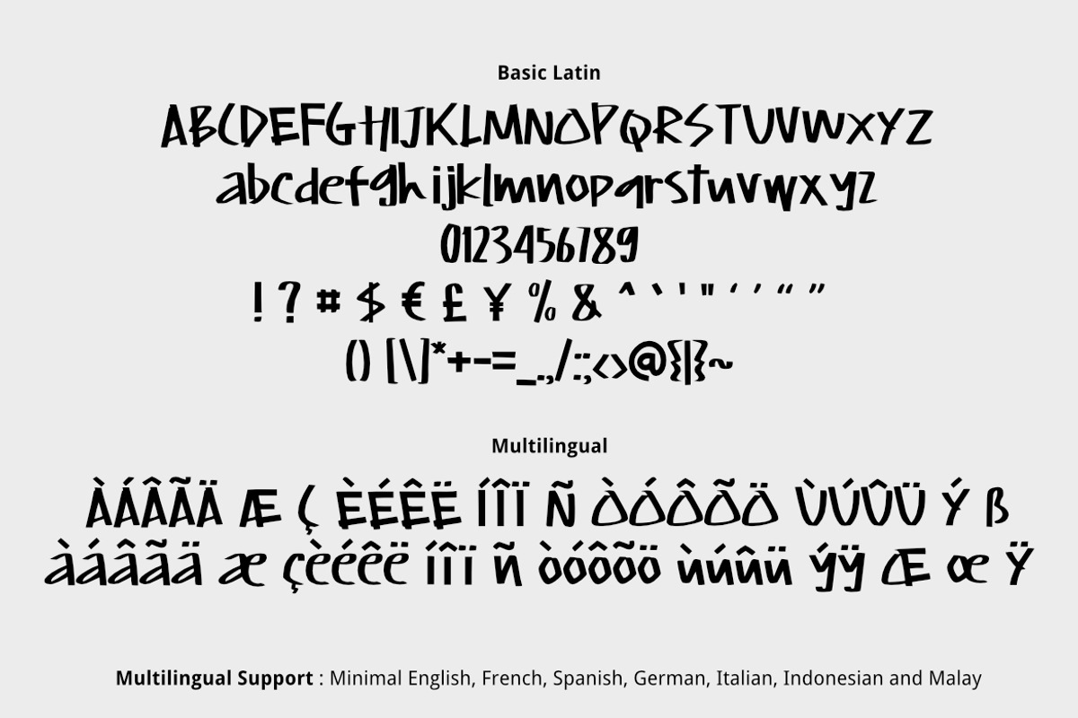 Untidy Style Font preview 2