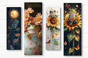 Cute Frogs Bookmark, an Illustration by Watercolor design (Thumbnail 2 of 4)