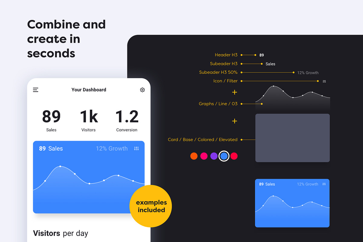 Sketch Starter Kit — 170 Components, an UI Kit Template by Around Seven Products (Photo 3 of 6)