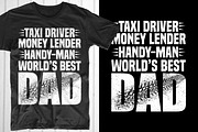 Taxi Driver... Man World’s Best Dad, an Object Graphic by T-shirt Pond (Thumbnail 1 of 3)