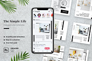 Minimalist Instagram Post Template, a Social Media Template by Best Project (Thumbnail 1 of 4)