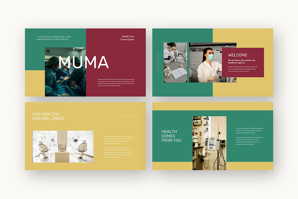 Muma : Health Business Keynote, a Presentation Template by Punkl Camp (Photo 2 of 16)