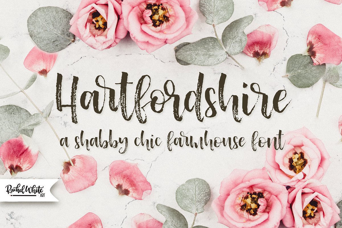 Hartfordshire, a farmhouse font preview 5
