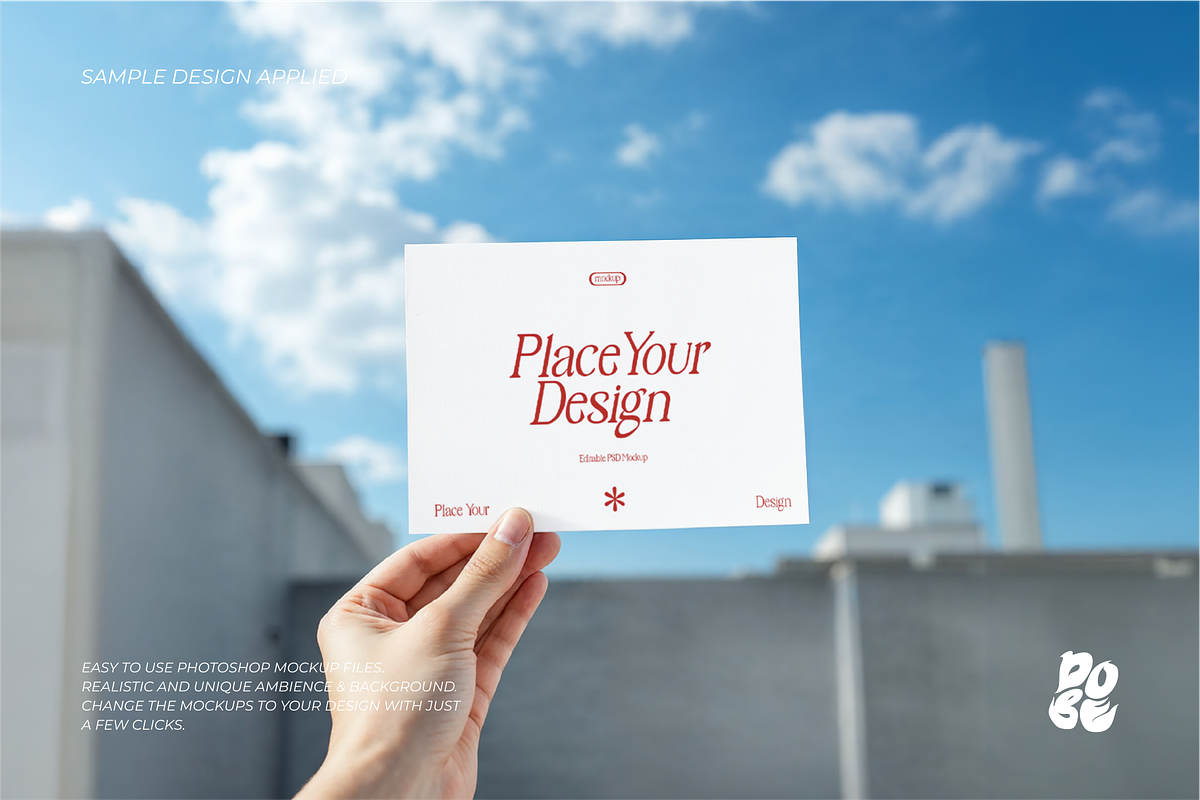 Hand and Paper Mockup Set - Vol 2, a Books & Magazine Mockup by DOBE Studio (Photo 7 of 8)
