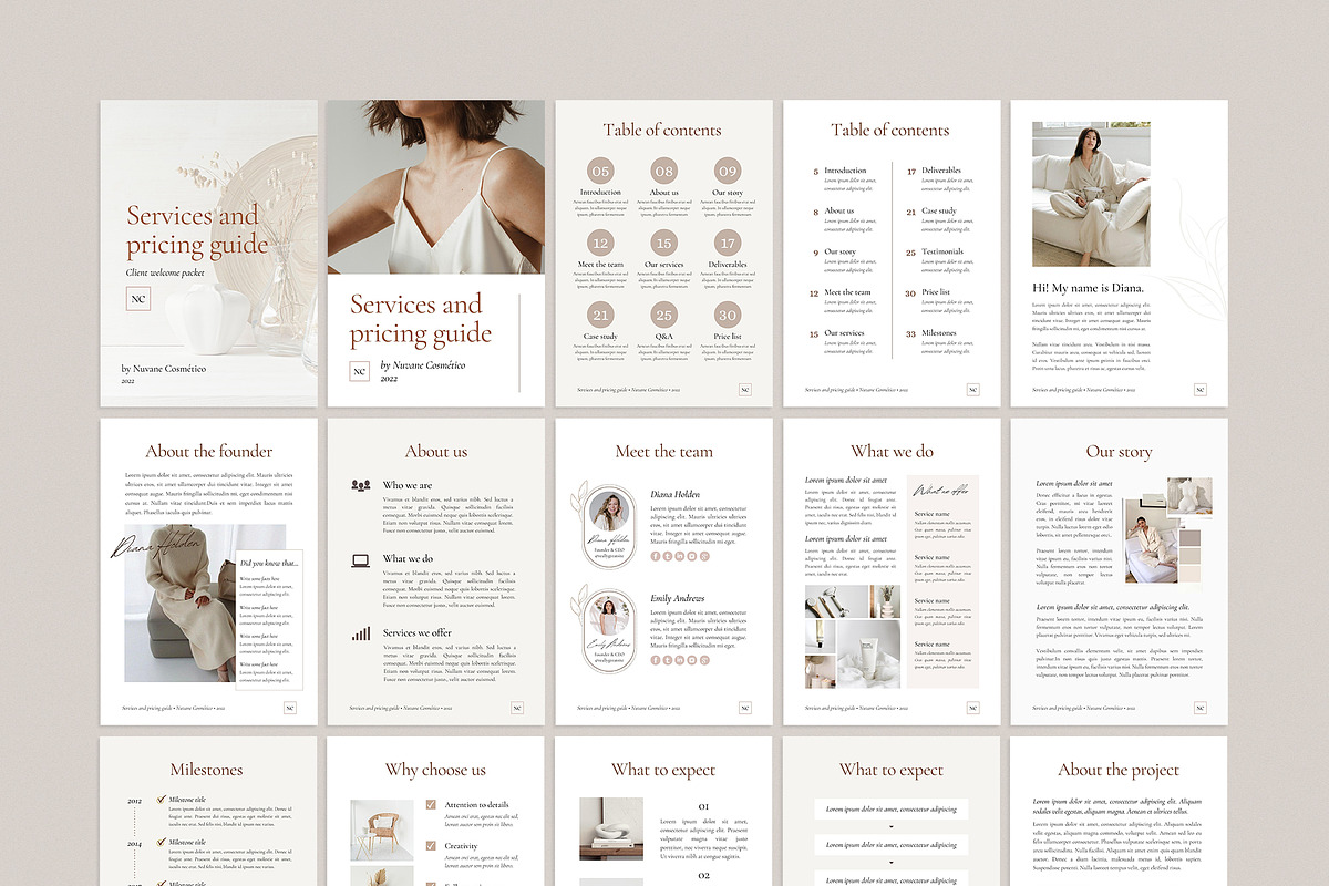 Services & Pricing Guide Template, a Magazine Template by LiliesandBerries (Photo 11 of 11)