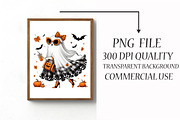 Cute Halloween Ghost Png, an Illustration by Libby Wishes (Thumbnail 4 of 6)