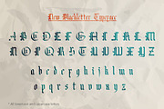 New Blackletter Typeface font., a Blackletter Font by Sergey Mironov's store (Thumbnail 2 of 5)