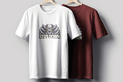 Stay Down T Shirt Design Layout, a Stationery Template by MightyDesign (Thumbnail 3 of 6)