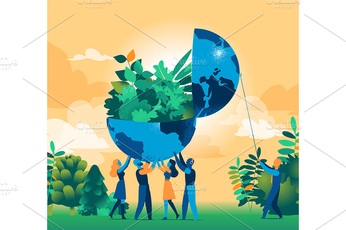 Man and Nature Collection, a Person Illustration by Hurcastock! (Photo 9 of 9)