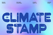 CS Climate Stamp, a Sans Serif Font by Craft Supply Co. (Thumbnail 1 of 8)