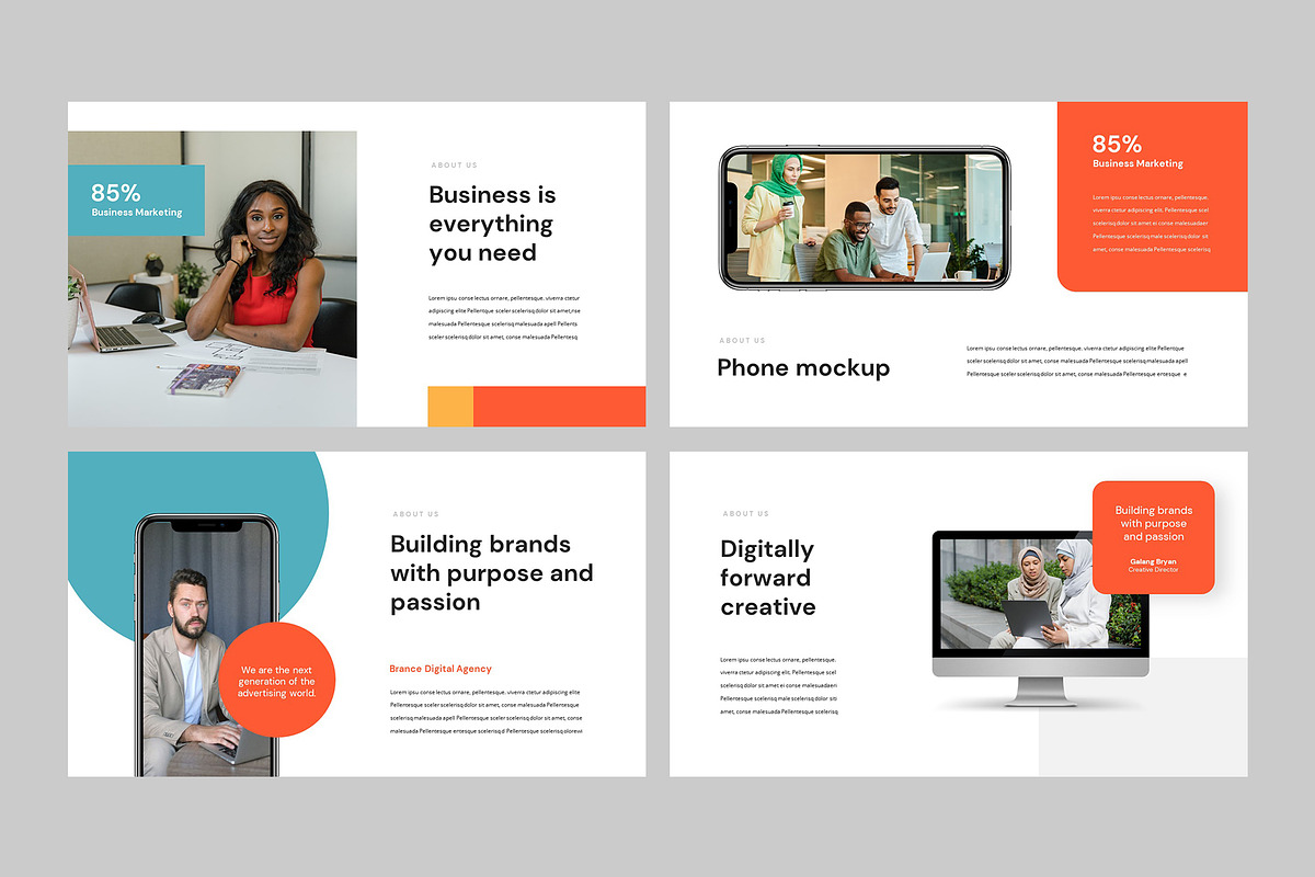 BRANCE - Powerpoint Template, a Presentation Template by rgbryand