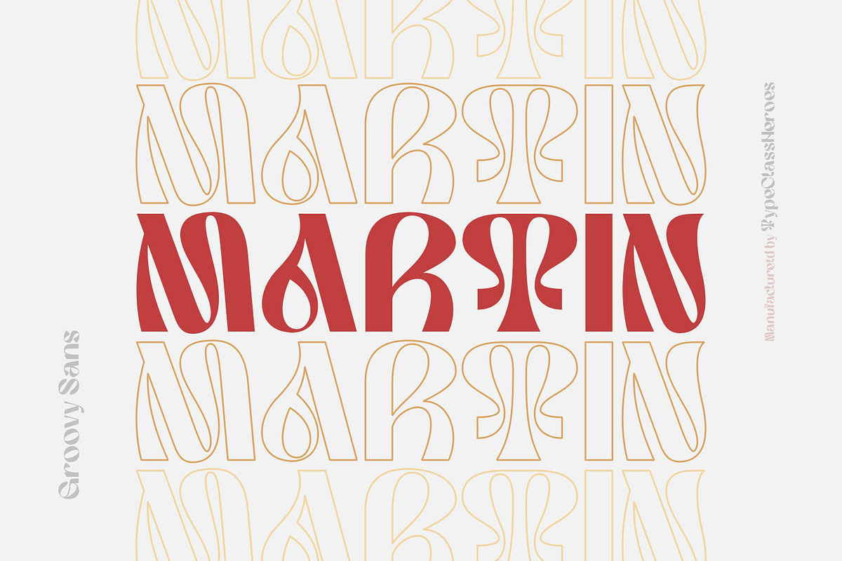 Martin - Groovy Sans, a Sans Serif Font by TypeClassHeroes (Photo 1 of 15)