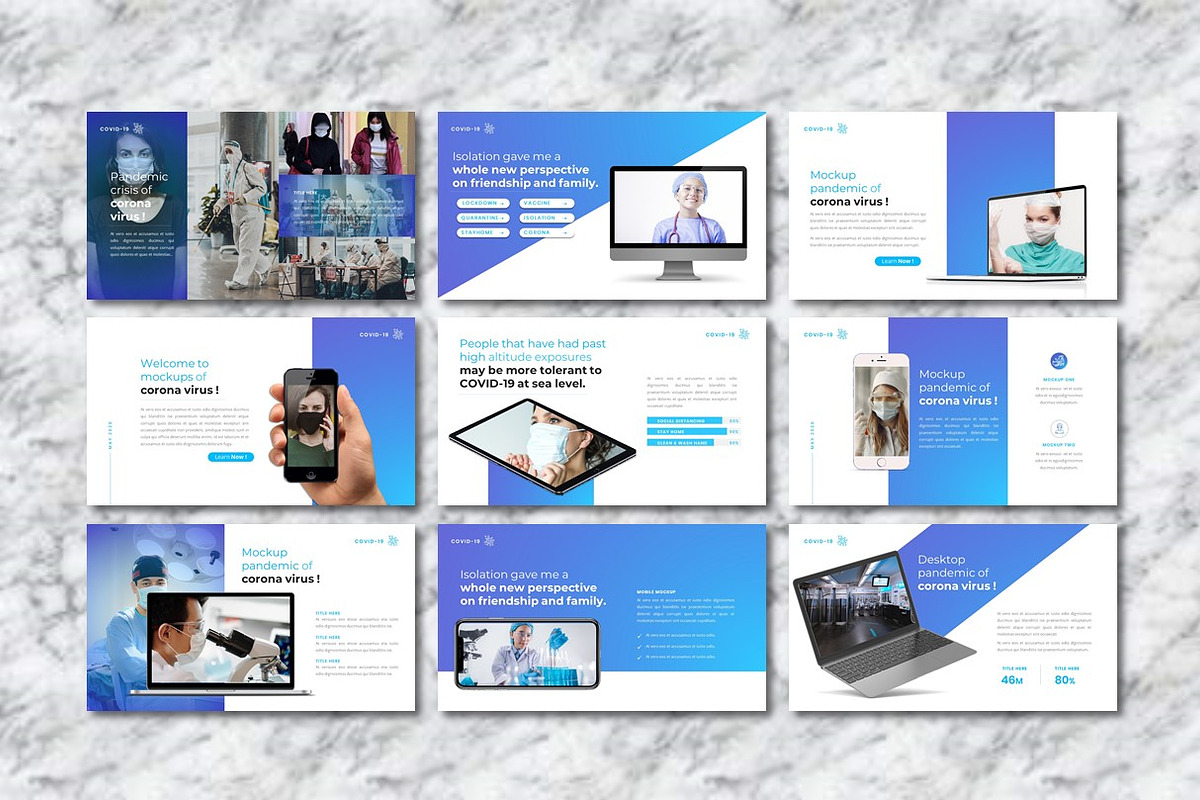 Corona Virus - Medical Powerpoint, a Presentation Template by Dhabee (Photo 11 of 13)