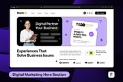 Digital Marketing Hero Header, a Templates & Theme by SquidPixey (Thumbnail 1 of 3)
