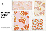 Grapefruit slice digital paper, a Pattern Graphic by Norse Studio (Thumbnail 1 of 3)
