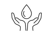 Water line icon set, an Outline Icon by ElineDesign (Thumbnail 3 of 3)