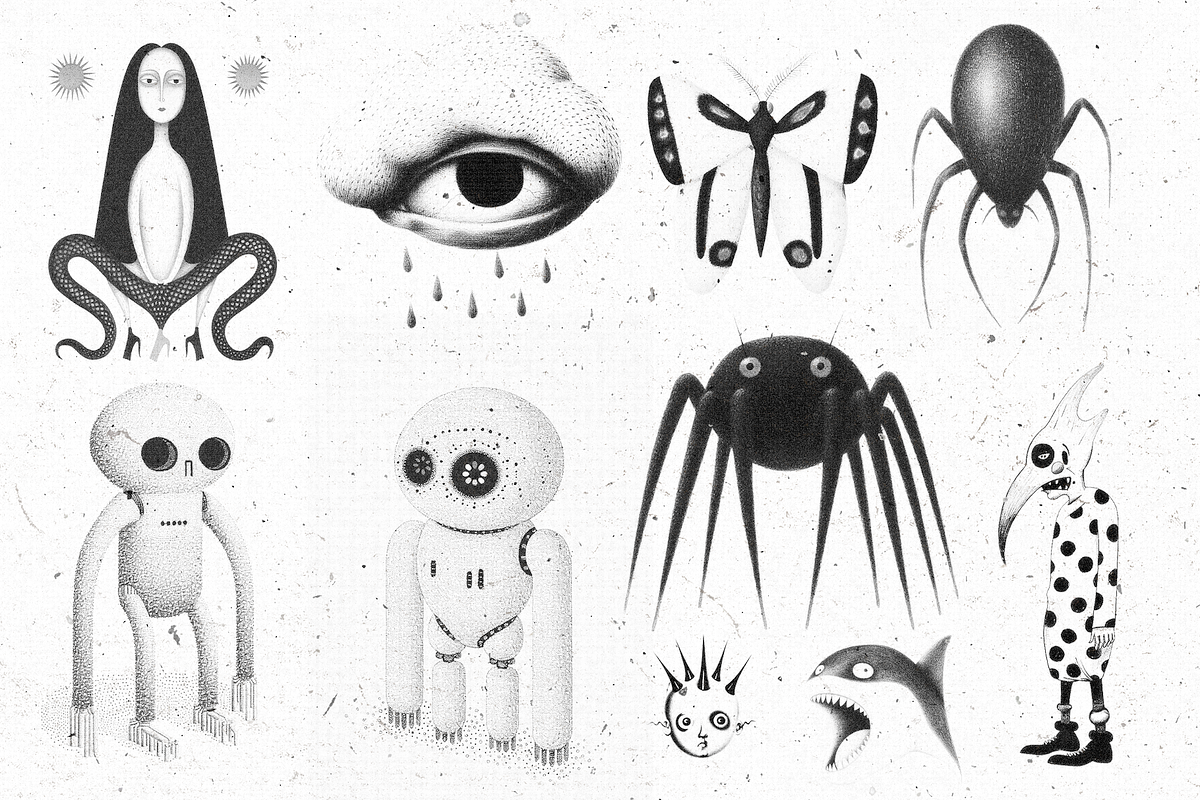 140 Spooky Tatts, an Object Graphic by Lilithcollageart (Photo 2 of 5)