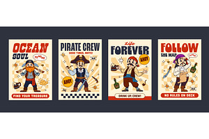 Funky pirates and corsairs groovy, a Person Illustration by Buch&Bee