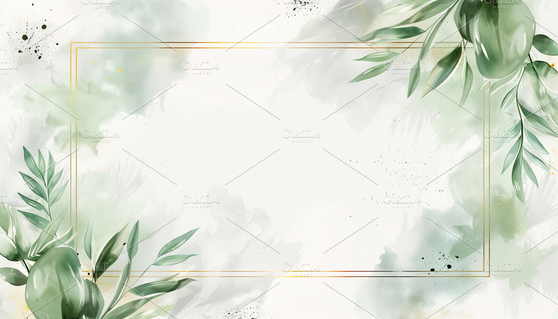 Foliage frame card, a Background Photo by MistyDay