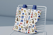 Mediterranean Coastal Summer Pattern, a Decorative Illustration by AnitaPol (Thumbnail 7 of 16)