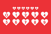 Magic Love Font, a Symbol Font by Fourteen Letter (Thumbnail 2 of 6)