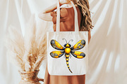 Summer Gingham Dragonfly Clipart, an Illustration by Designworld (Thumbnail 6 of 7)