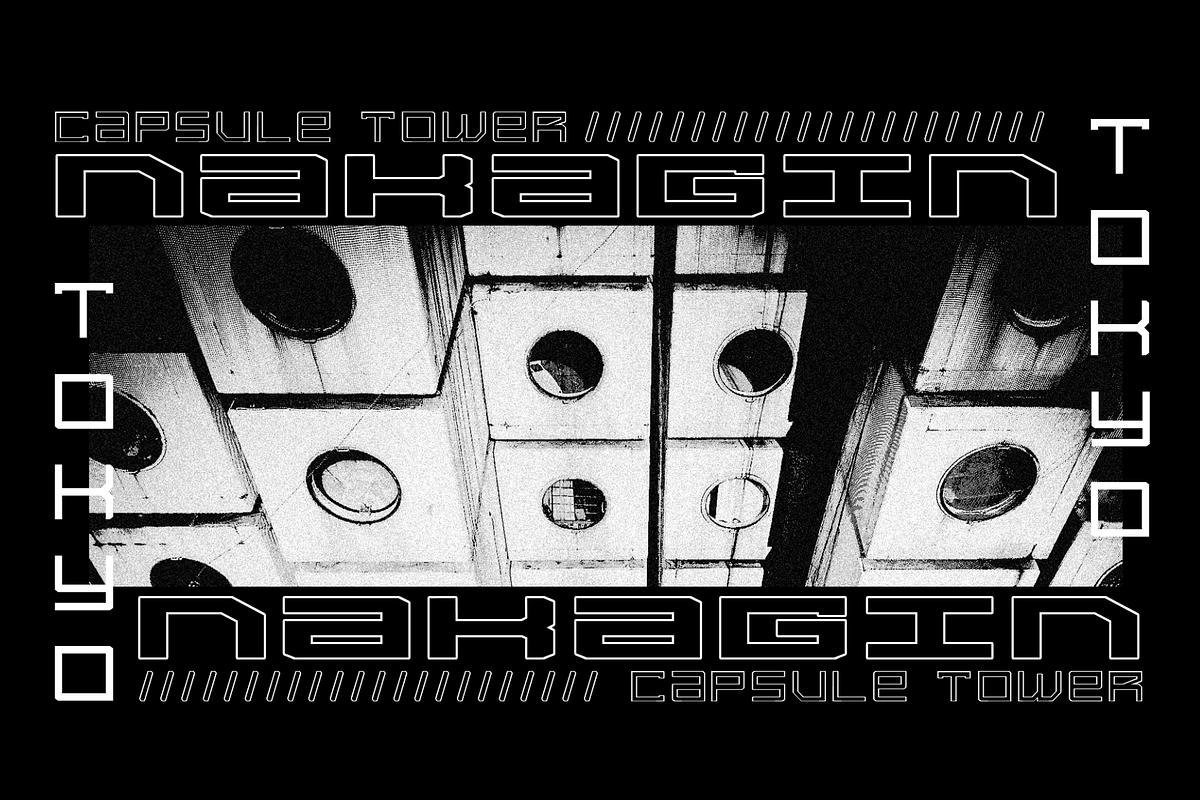 Syntachron - Futuristic Monospaced, a Sans Serif Font by Mofr 24 (Photo 3 of 11)
