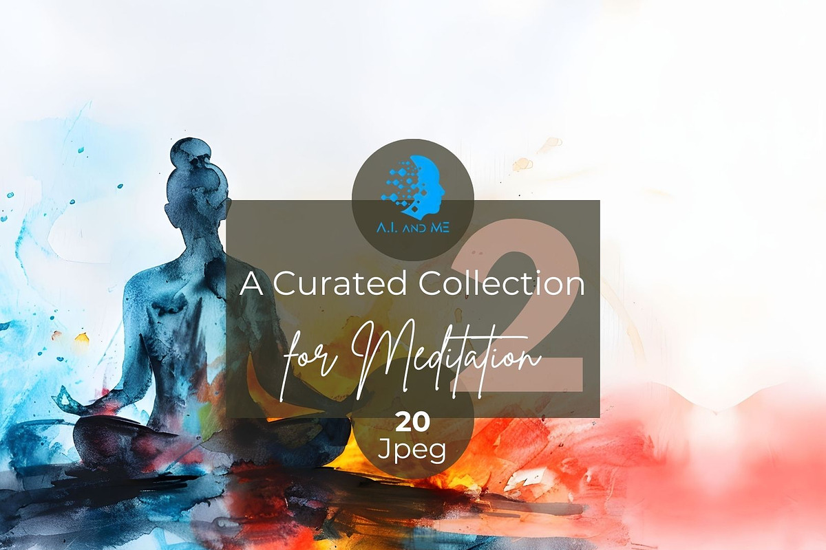 A Curated Collection for Meditation2, a Healthcare Illustration by AIandME (Photo 1 of 4)
