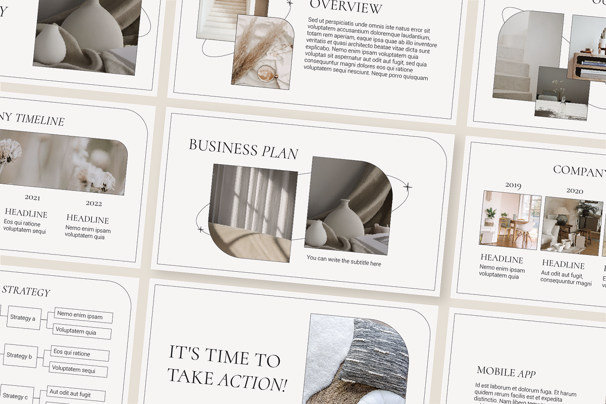 Business Plan Presentation Template, a Presentation Template by Hamocreate (Photo 1 of 7)
