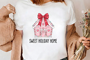 Sweet Holiday Home Gingerbread PNG, a Seasonal Illustration by CrexoraLab (Thumbnail 3 of 4)