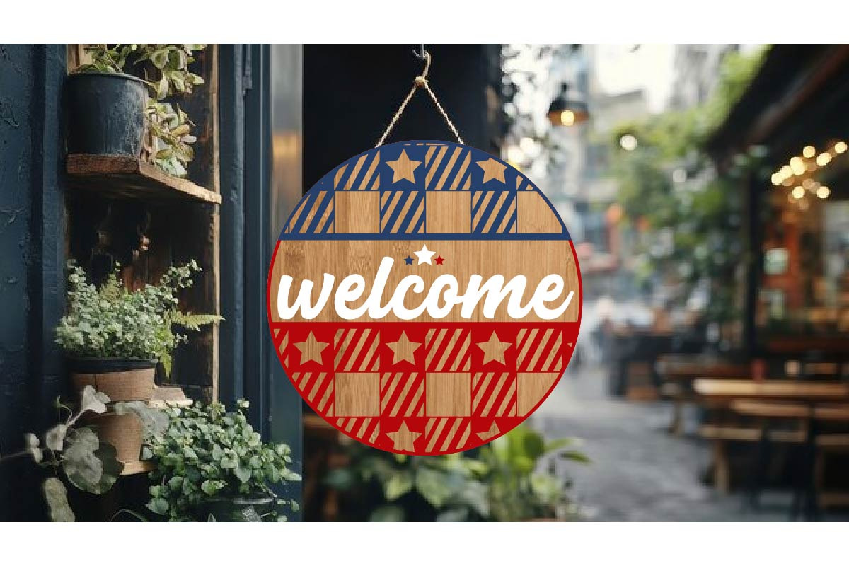 Patriotic Round Sign Cut File SVG, an Object Graphic by EllaMaiyaali (Photo 6 of 8)